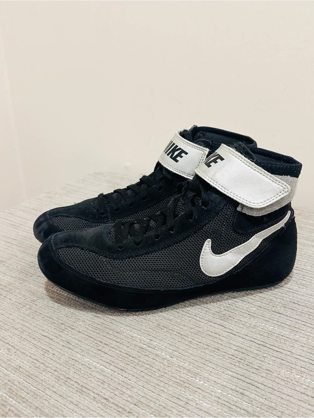 Nike Speedsweep VII Mens Size 7,5 Black And Silver 366683-004